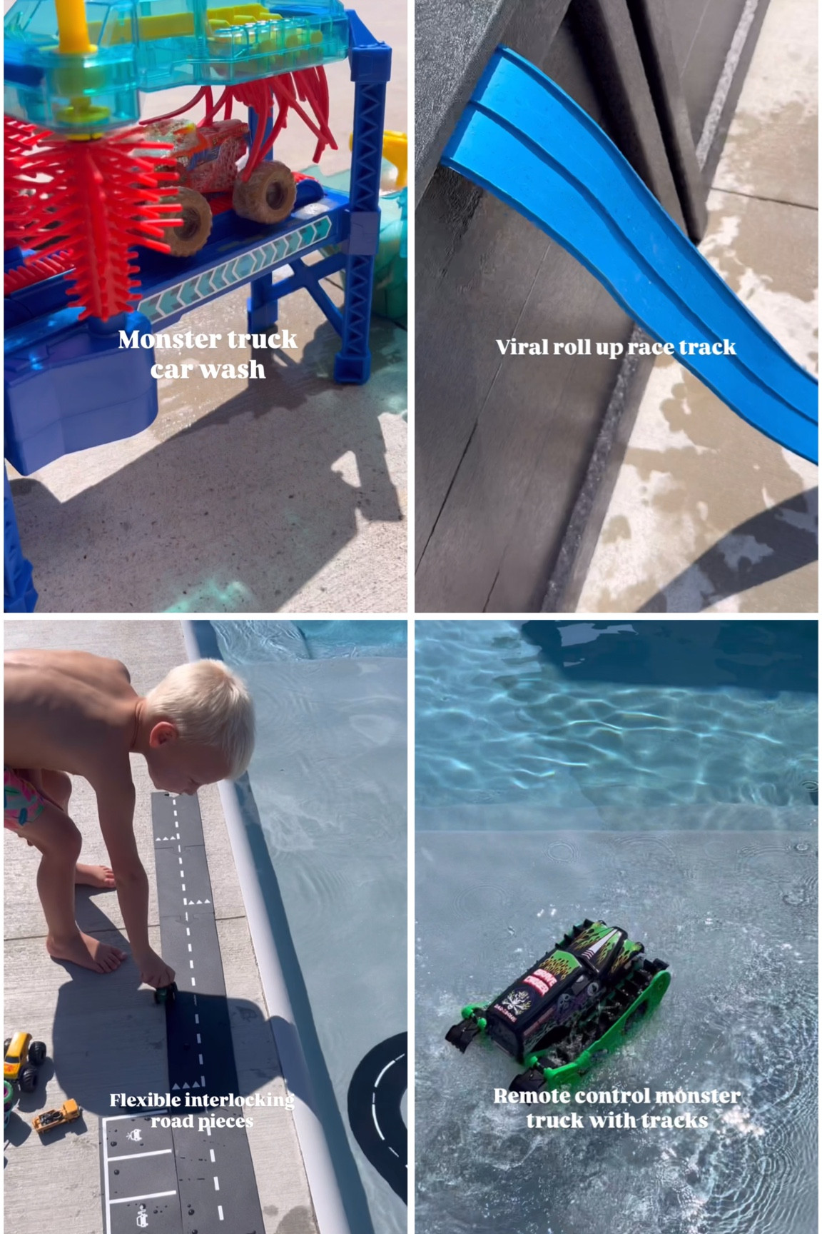 Outdoor toys for car and monster truck lovers 😍 

#LTKSummerEdit #LTKKids #LTKSwim