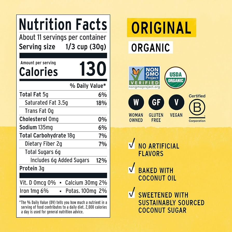 Amazon.com : Purely Elizabeth, Organic Original, Ancient Grain Granola, Gluten-Free, Non-GMO (12o... | Amazon (US)