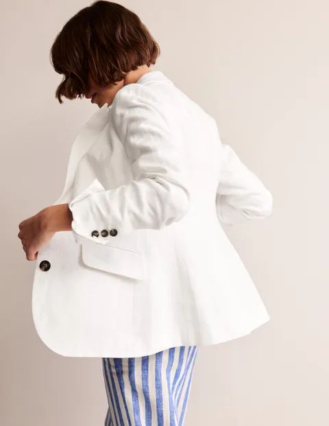 Marylebone Linen Blazer | Boden (UK & IE)