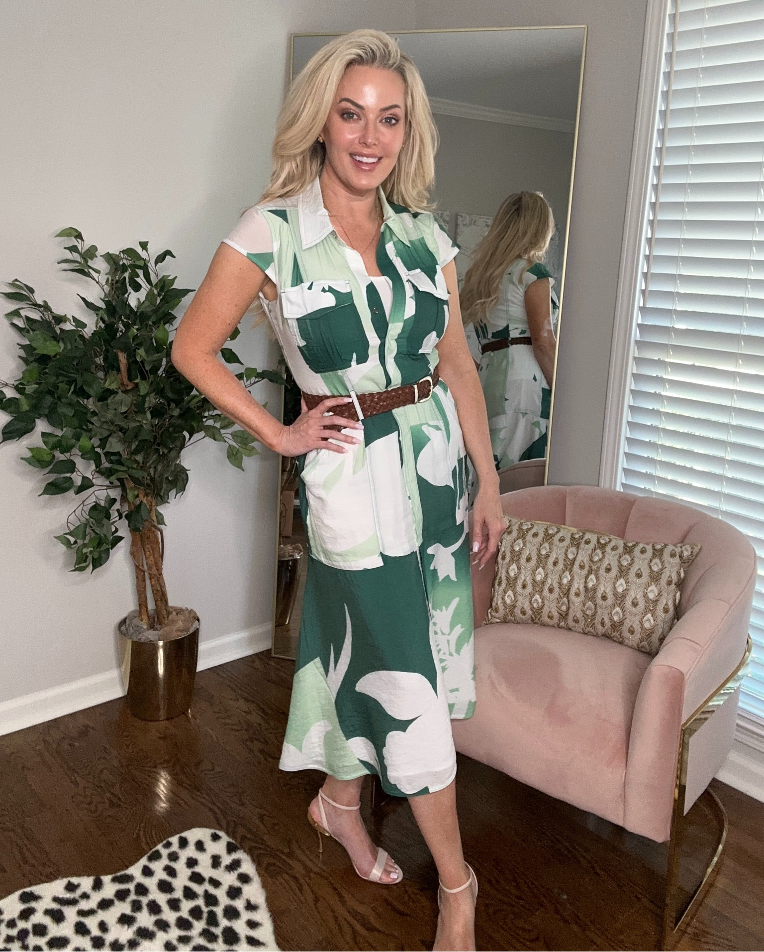 Perfect dress for summer! I bought this to wear at the office, but it would be great for church, brunch or daytime wedding guest. The material is super lightweight and breathable. The hem line makes this dress extra flirty. 

#LTKFindsUnder100 #LTKSummerSales #LTKWorkwear