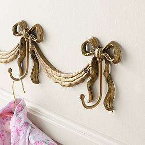 LoveShackFancy Bow Hook Rack (30") | Pottery Barn Teen
