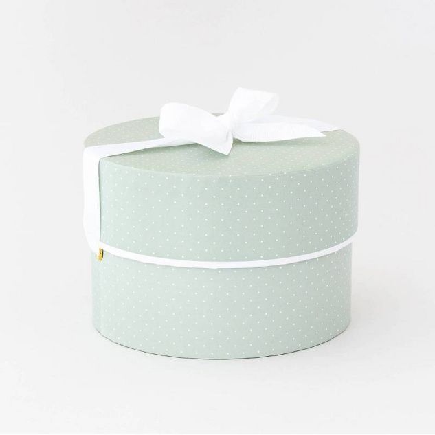 Small Round Box White Dot on Mint - Sugar Paper™ + Target | Target