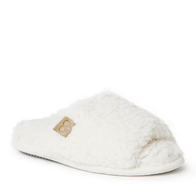Dearfoams Womens Lane Teddy Slide Slippers | Target