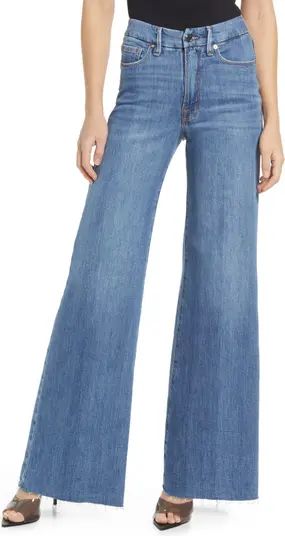 Good American Good Waist Palazzo Jeans | Nordstrom | Nordstrom Canada