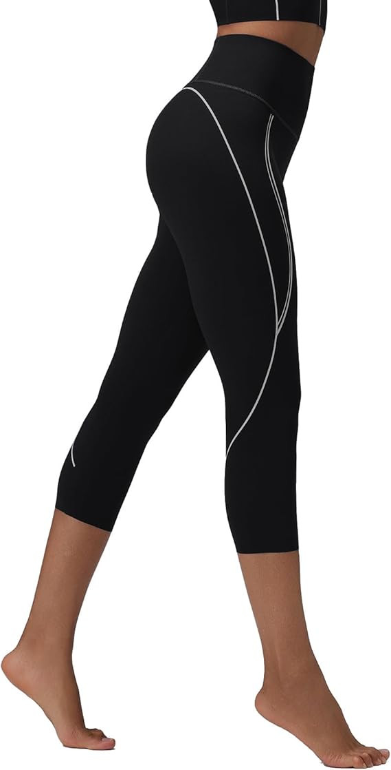 baleaf Freeleaf Broadway High Waist Capris Leggings with Pockets, Dance Yoga Workout Running Casu... | Amazon (US)