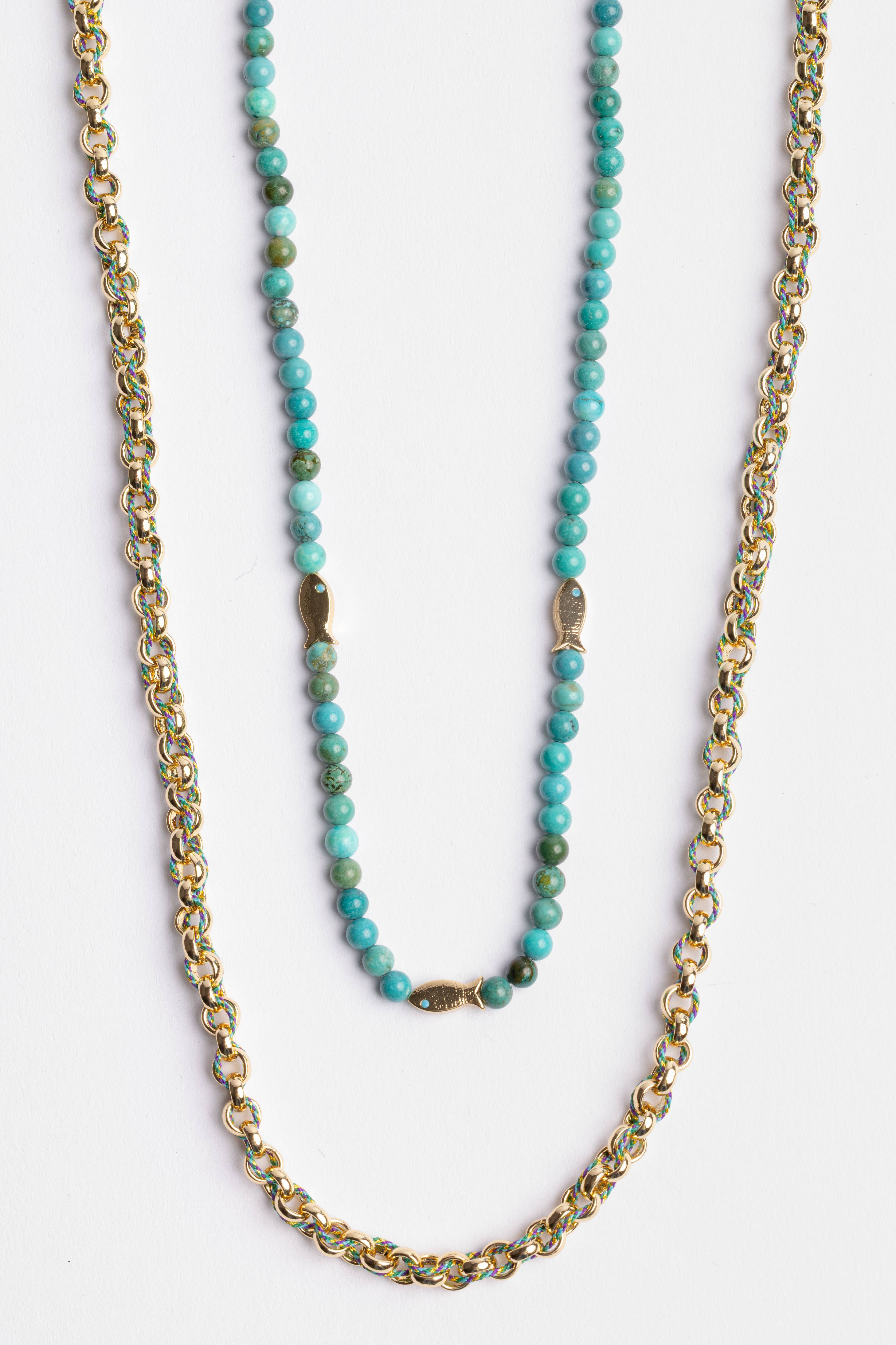 DOUBLE STRAND BEADED NECKLACE
                                
                                  ... | Johnny Was