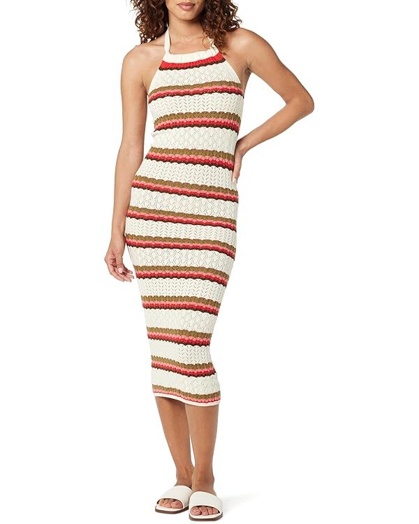 The Drop Women's One Size Jayla Sleeveless Crochet Midi Dress | Amazon (US)