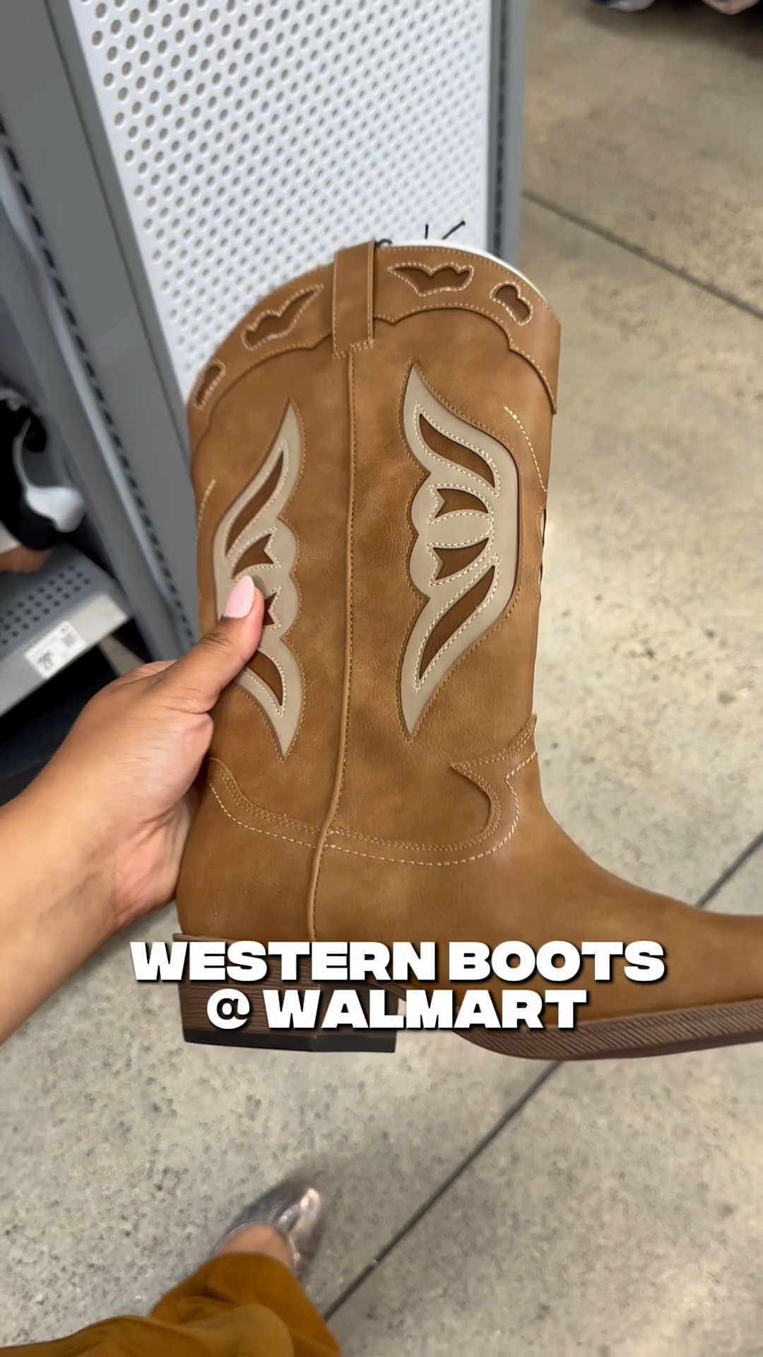 Western boots but make it Walmart 🤠 Linking these budget-friendly boots that look designer.