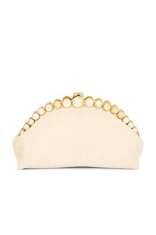 Cult Gaia Una Clutch in Beige | FWRD 