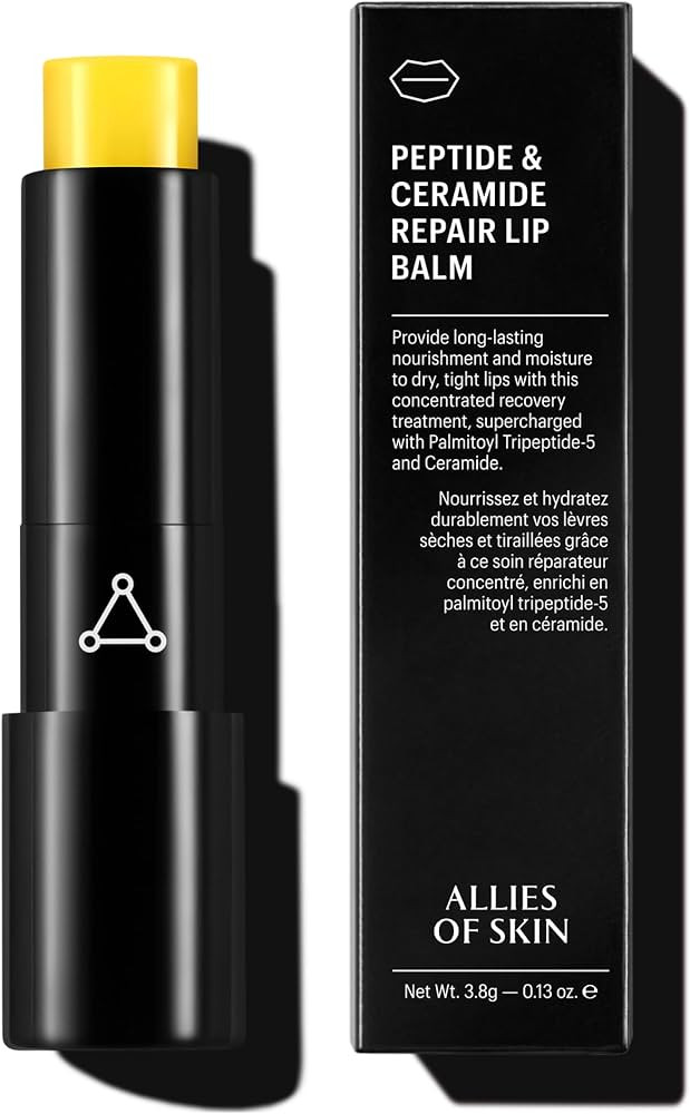 Allies of Skin Peptide & Ceramide Repair Lip Balm with Palmitoyl Tripeptide-5, Ceramide NP, Sea B... | Amazon (US)
