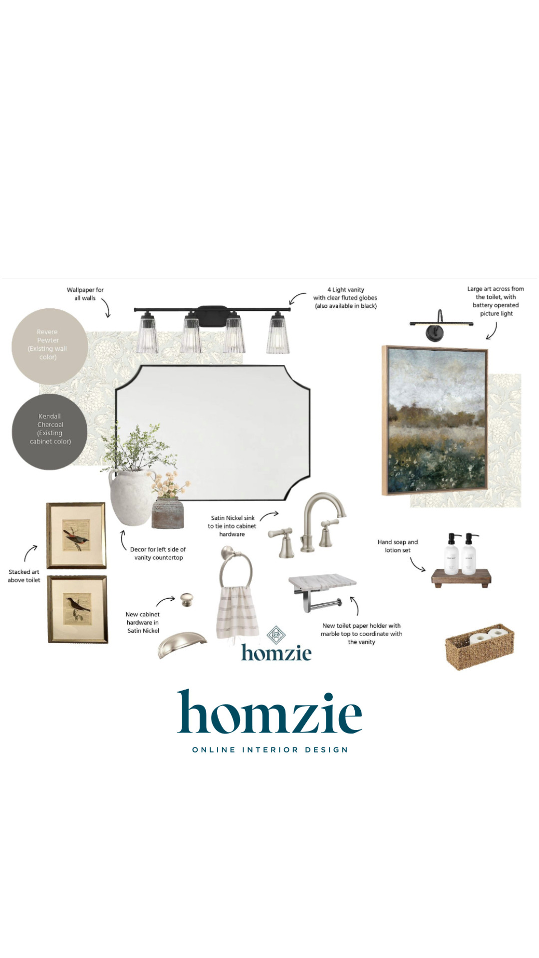 Neutral bathroom design featuring brushed nickel hardware, wall art, bathroom essentials, etc.

#LTKHome #LTKFinds #LTKFavorites #HomeStyleDaily 

 #LTKHome