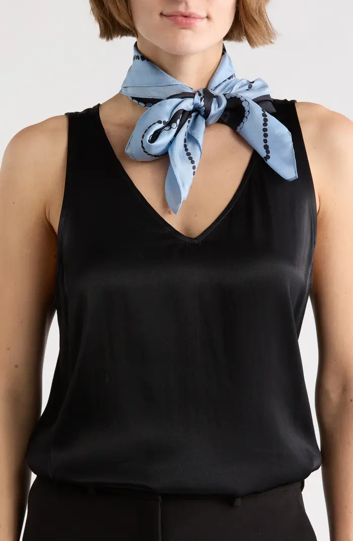Kate Spade New York Pop Flower Silk Square Scarf | Nordstromrack | Nordstrom Rack