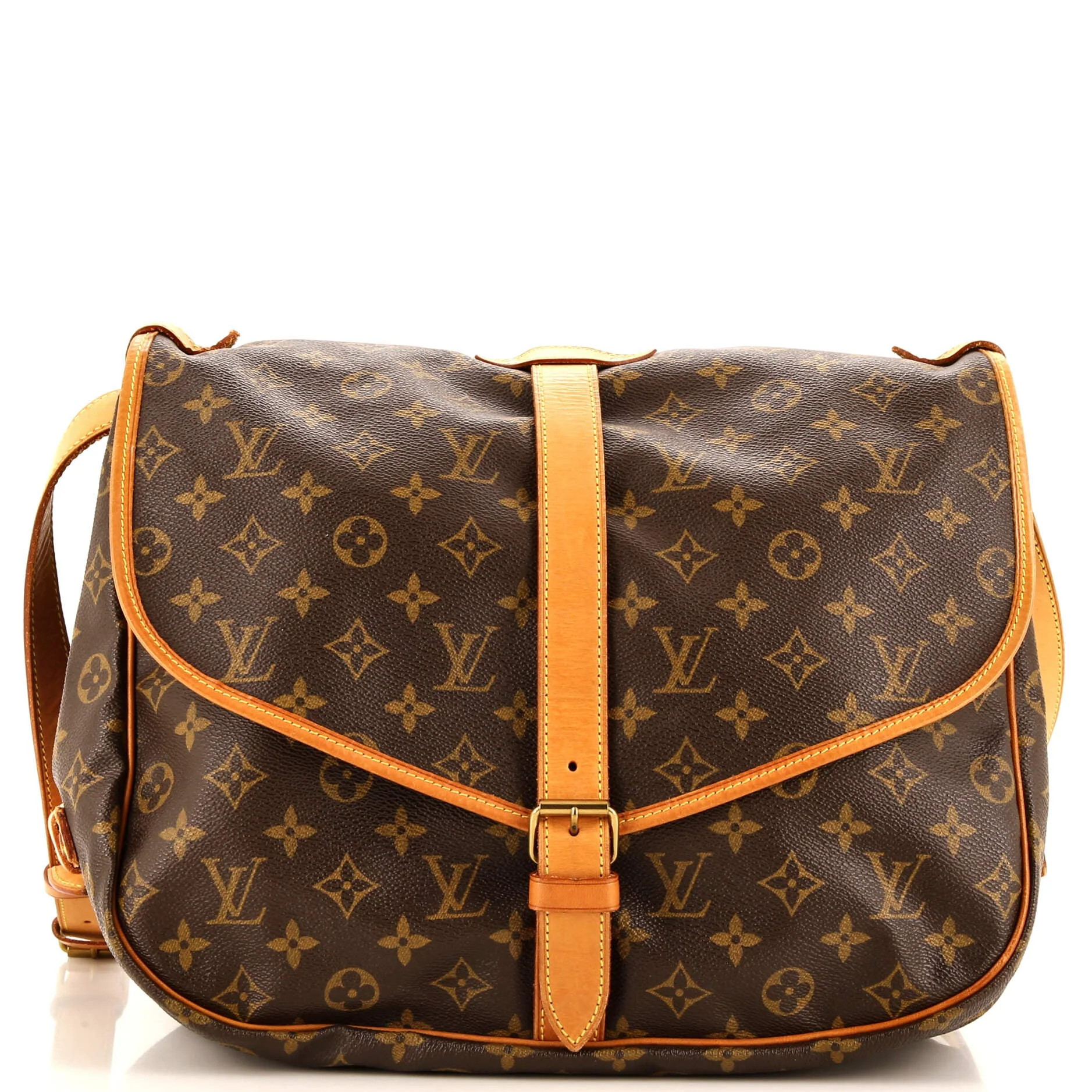 Saumur Handbag Monogram Canvas 35 | Shop Simon