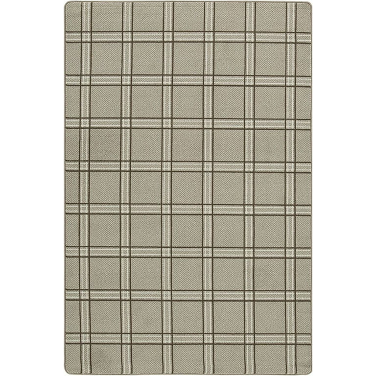 Milliken Imagine Figurative Area Rug PANE PLAID COIR Pane Plaid Coir 5' 4" x 7' 8" Rectangle | Walmart (US)