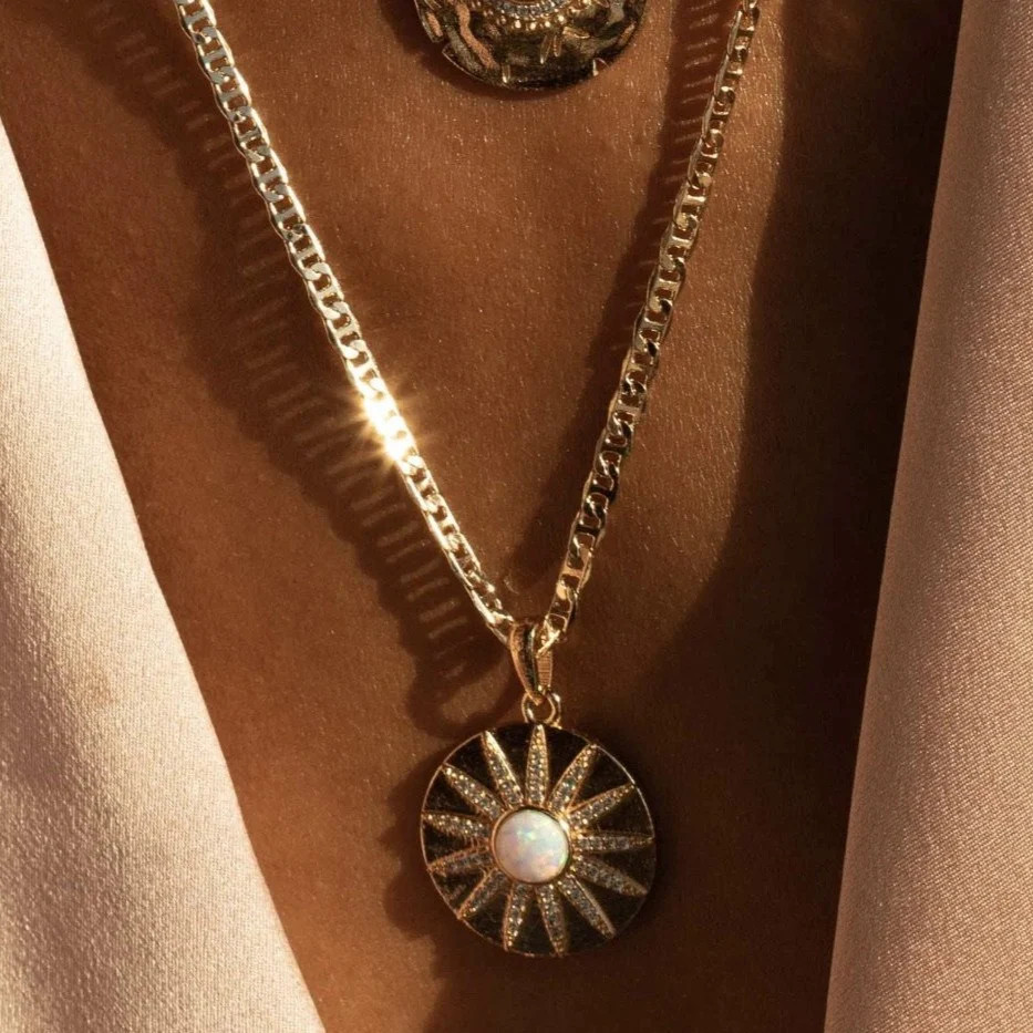 Stargazer Necklace in Opal | Joy Dravecky