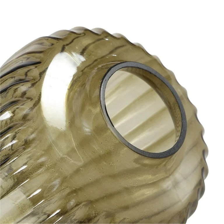 Home Decor Collection Style House Green Glass Vase, 7.5" L x 9.65" H | Walmart (US)