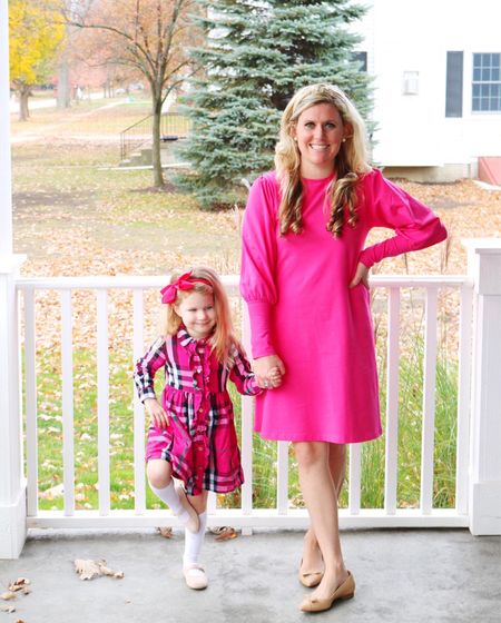 Mommy and me, matching, classic style, timeless style, preppy, preppy style, Duffield Lane, preppy fashion, holiday style, pink, Barbiecore 

#LTKfamily #LTKSeasonal #LTKHoliday