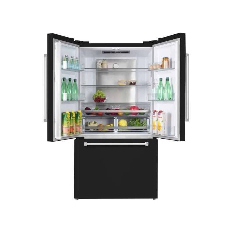 Hallman Industries 36" 20.3 Cubic Feet French Door Refrigerator with Water and Ice Dispenser | Wayfair North America