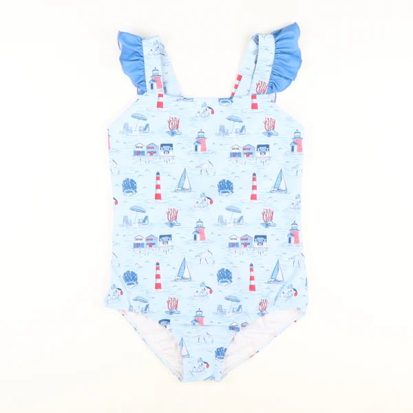 Nantucket One-Piece Swimsuit | Southern Smocked Co.
