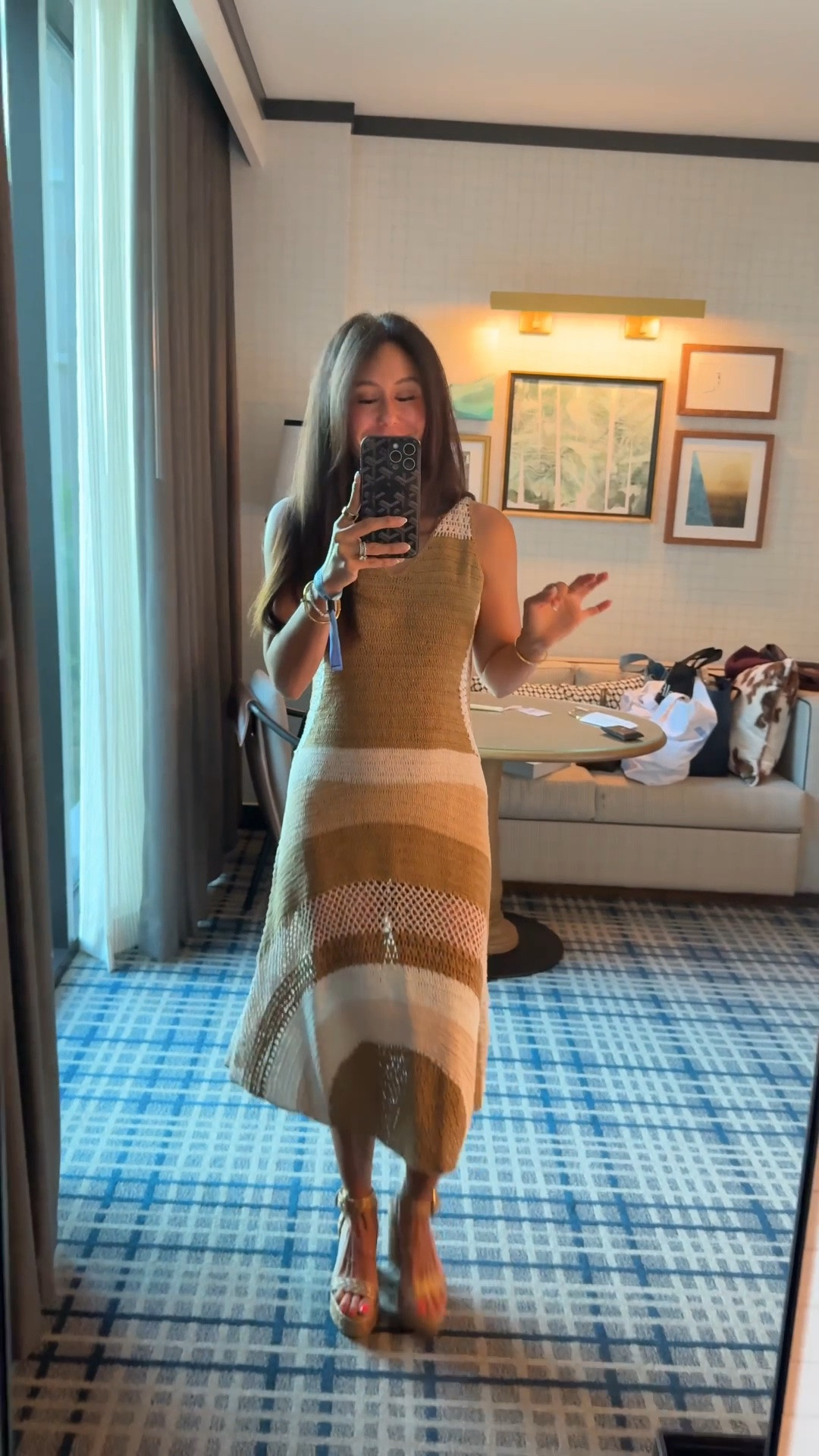 The ultimate vacation dress 🤎 Lightweight, effortless, and easily one of the most comfortable dresses I’ve ever worn. Paired it with chunky wrap sandals + a basket bag for the easiest elevated vacation look. The dress is a 10/10 — highly recommend.

#LTKstorytime