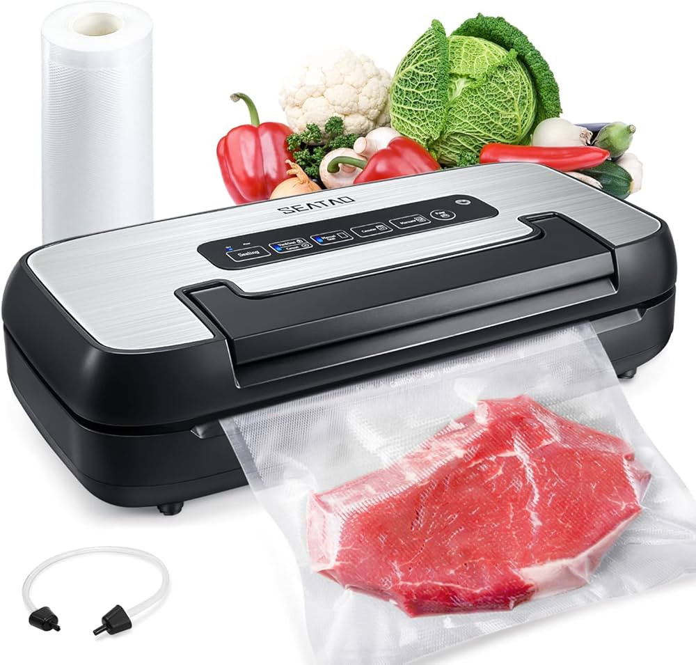 SEATAO VH5156 Vacuum Sealer, Handle Lock Design, Over 200 Continuous Uses Without Overheating, 80... | Amazon (US)