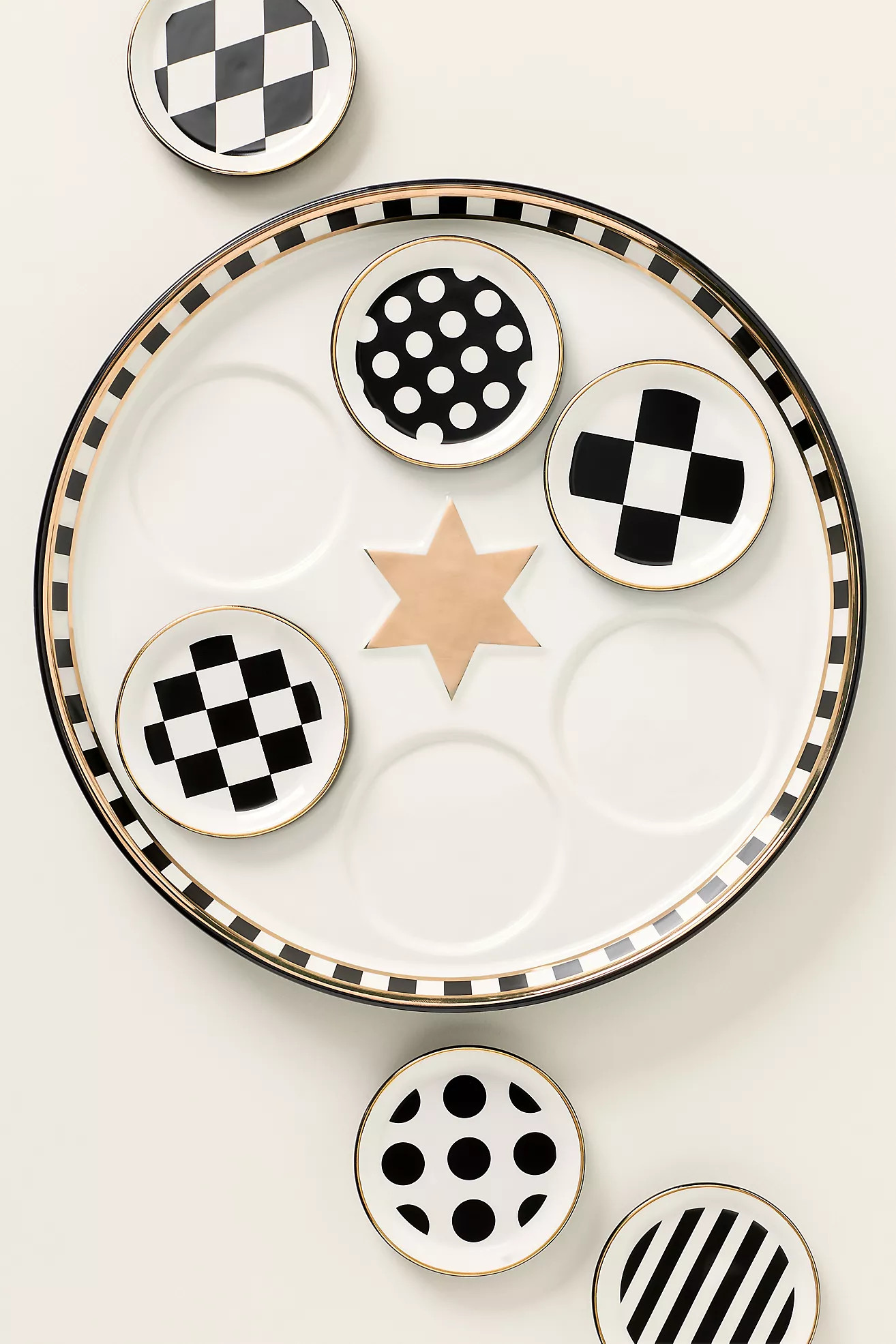 MacKenzie-Childs Courtly Seder Plate | Anthropologie (US)