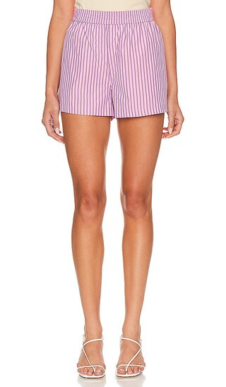 Caral Shorts in Pink Stripe | Revolve Clothing (Global)