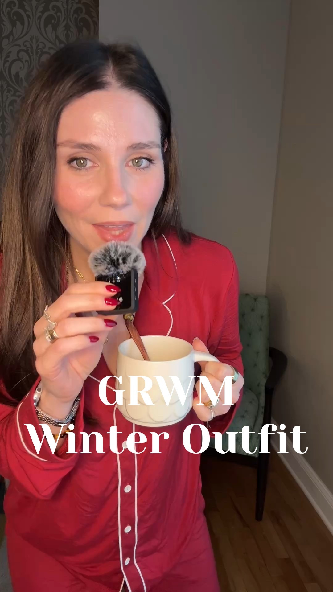 GRWM winter denim outfit 

#LTKmomlife #LTKgrwm #LTKootd