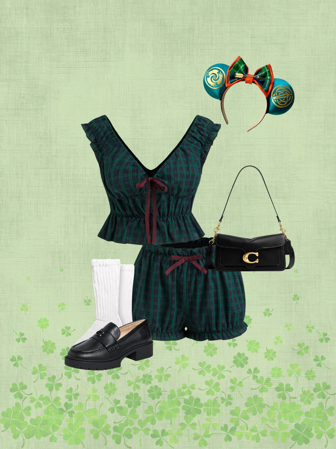 DISNEY STYLE | DISNEY FASHION | DISNEY OUTFITS | DISNEY LOOKS | ST PATRICKS DAY | DISNEY STORE | DISNEY MERCH | DISNEY EARS | CIDER | MATCHING SET | COACH | LOAFERS | PLAID 
 

#LTKootd #LTKTravel #LTKSeasonal