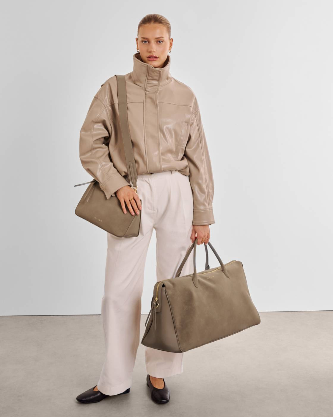 Ascot Suedette Weekend Bag and Pouch | Katie Loxton Ltd. (UK)