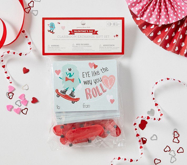 Eye Like The Way You Roll Classroom Valentines, Set of 8 | Pottery Barn Kids