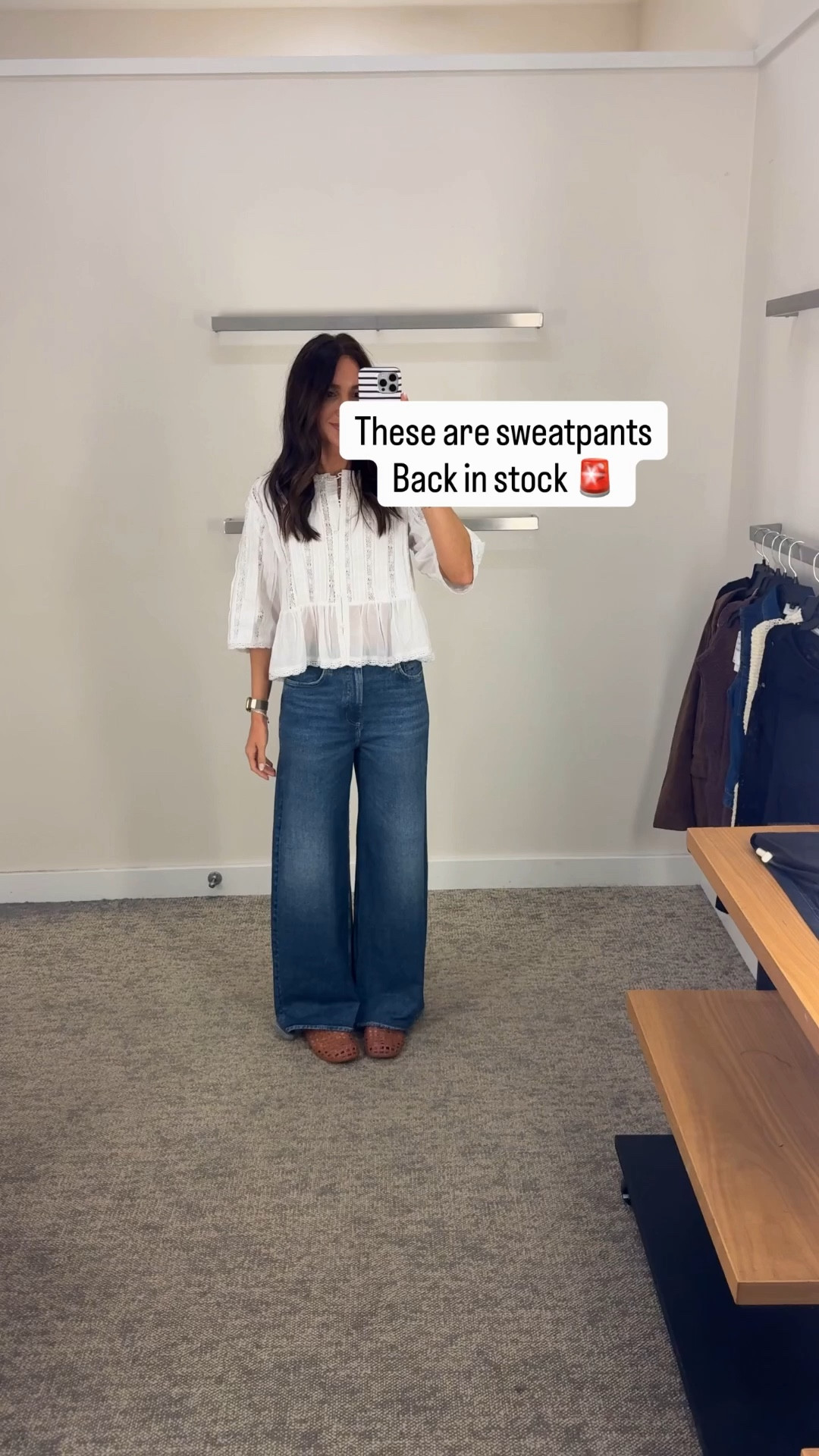 Sweatpants jeans back in stock , free shipping and returns 

#LTKgrwm #LTKootd #LTKOver40