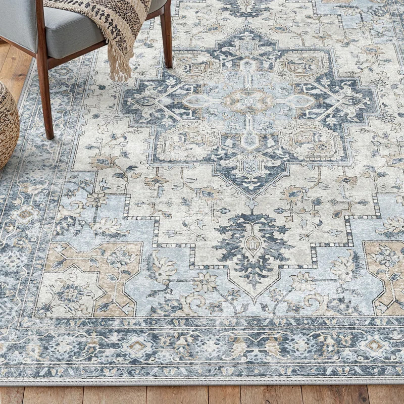 Roehit Oriental Performance Machine Washable Area Rug | Wayfair North America