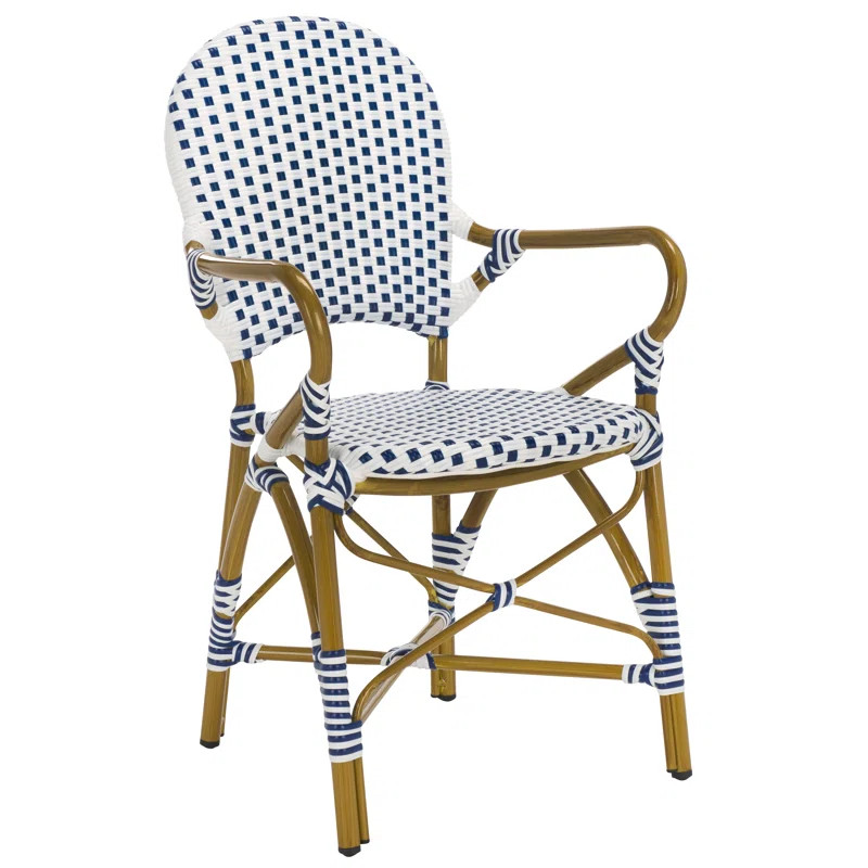 Wilburg Outdoor Stacking Dining Armchair | Wayfair North America