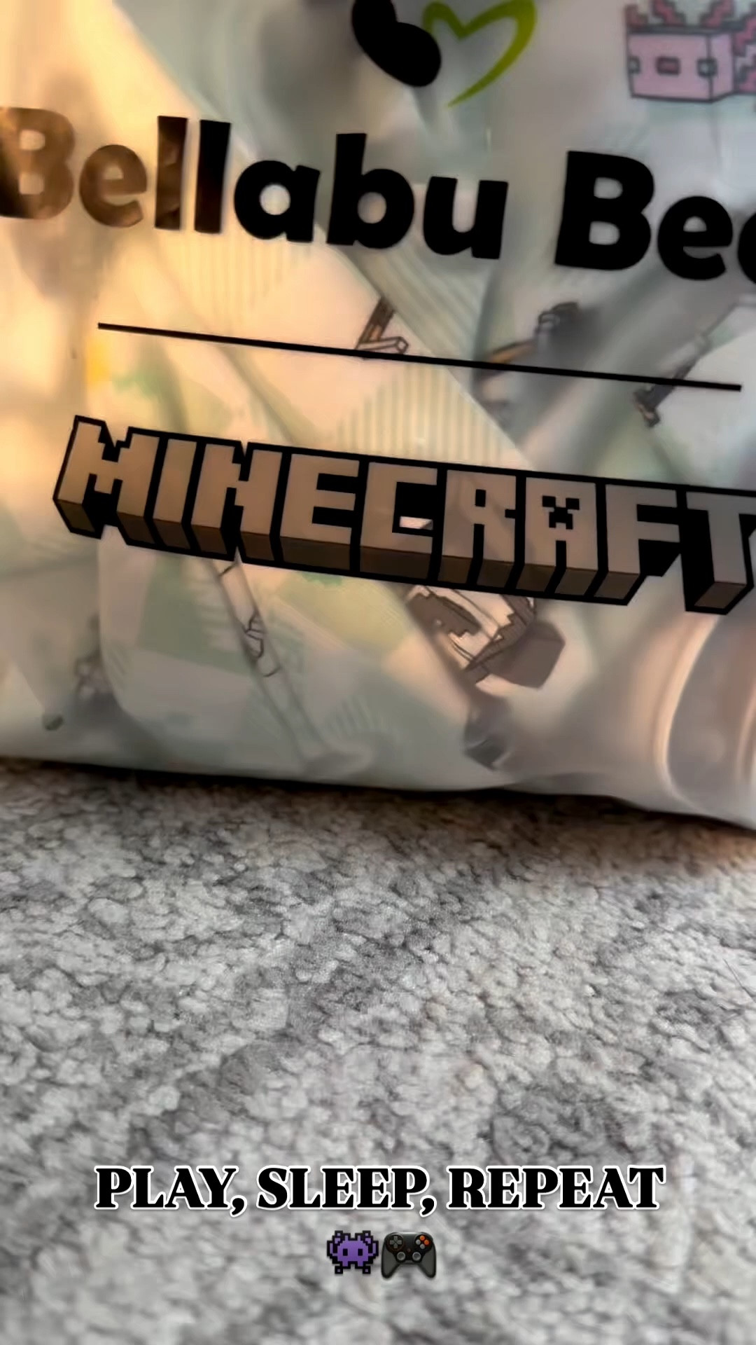 #as Running wild all day → cozy mode activated 💤 There’s just something about soft jammies and bedtime cuddles that hits different 🤍 Bellabu Bear for the win every night. 

@bellabubear #BellabuBear #MinecraftPJs #BambooPJs
#HolidayPajamas #FamilyMatching

#LTKKids #LTKootd #LTKstorytime