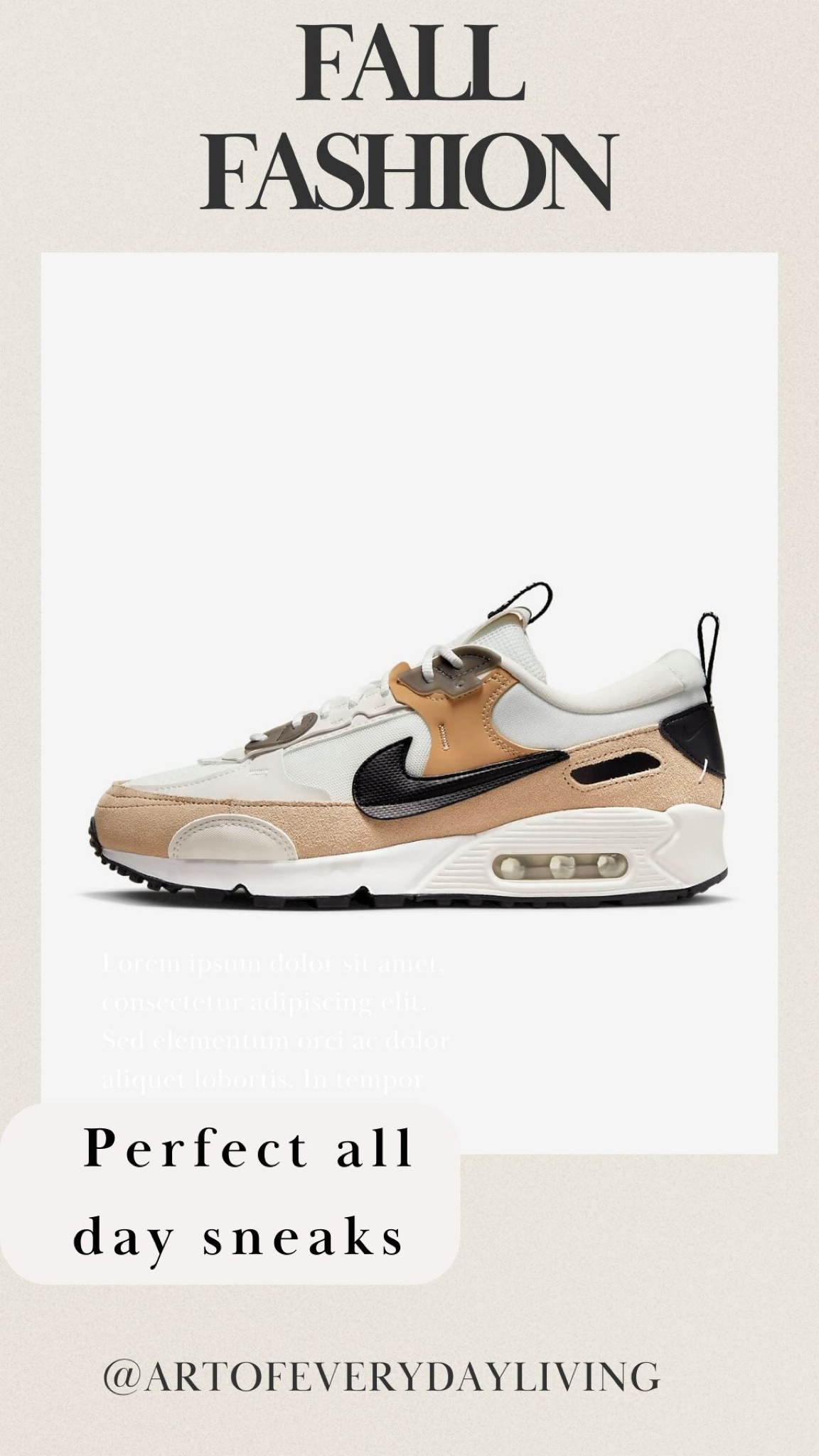 Perfect all day Fall
sneakers 
Nike
Nike Air Max
Neutral Fall Sneakers


#LTKshoecrush #LTKSeasonal