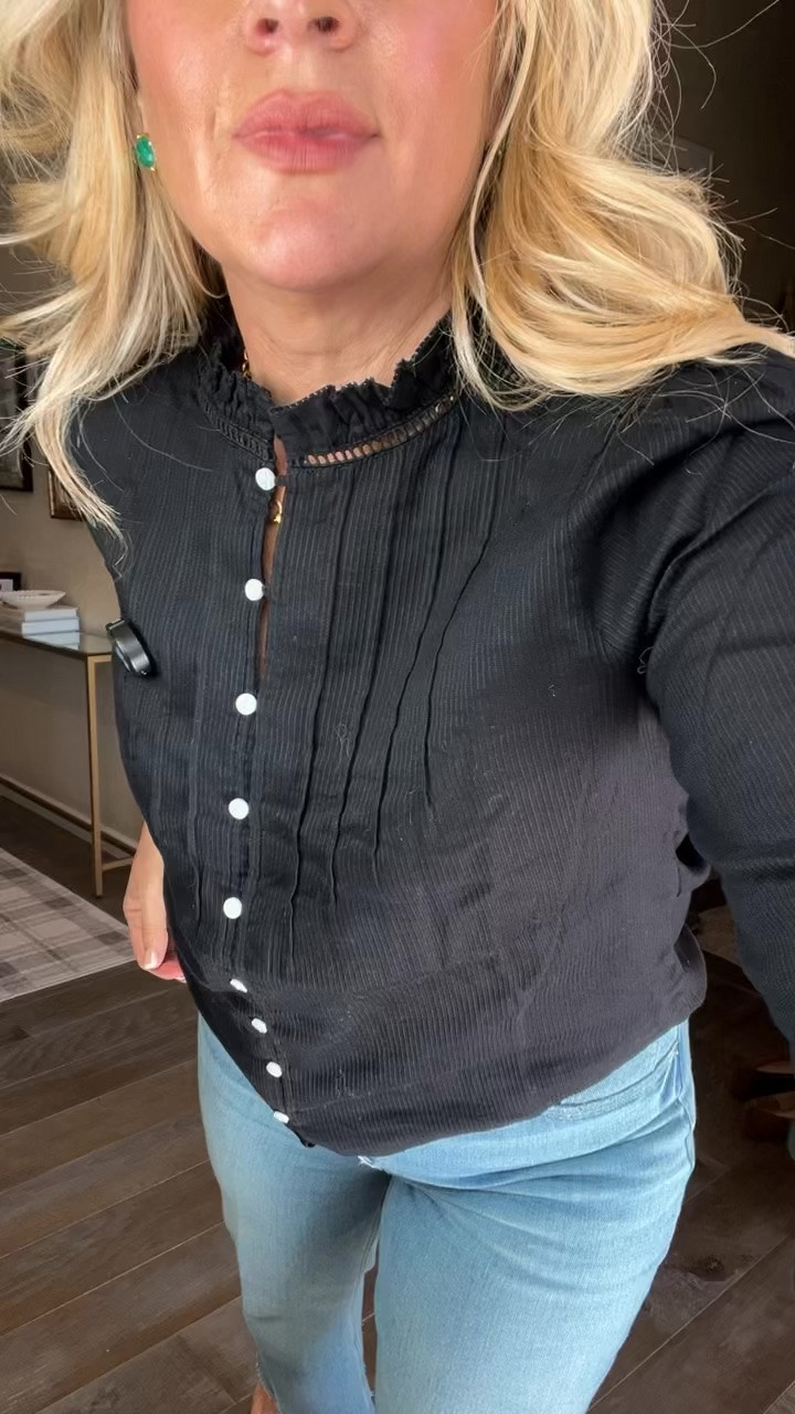 ✨Tap the bell, save and ❤️ start here over 40 fashion, midlife style, midsize fashion and luxury looks for less.  

⬇️Sizing information:
Large petite (size up if in between sizes.)

The Secret to Flattering Jeans After 40? Outfit Physics™

Here’s my philosophy: LIFT • SKIM • BALANCE.

LIFT attention toward your face and upper body.

SKIM your middle instead of squeezing it.

BALANCE your proportions using the right denim silhouette.

Because flattering midlife fashion isn’t about hiding our changing bodies. It’s about understanding how clothes work with them.

Same body. BETTER STRATEGY.

Ready to stop fighting your jeans?

👑 Helping you look good, feel good.-Lindsey Denver   Check back daily for belly-friendly style, confidence, and Outfit Physics™.