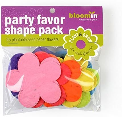 Bloomin Seed Paper Shapes Packs - Flower Shapes - 25 Shapes Per Pack - 2.8x2.5" {Color Mix} | Amazon (US)