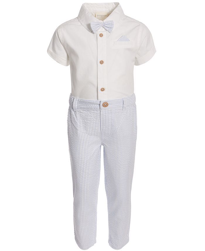 First Impressions Baby Boys Seersucker Pants & Shirt Set, Created for Macy's & Reviews - Sets & O... | Macys (US)