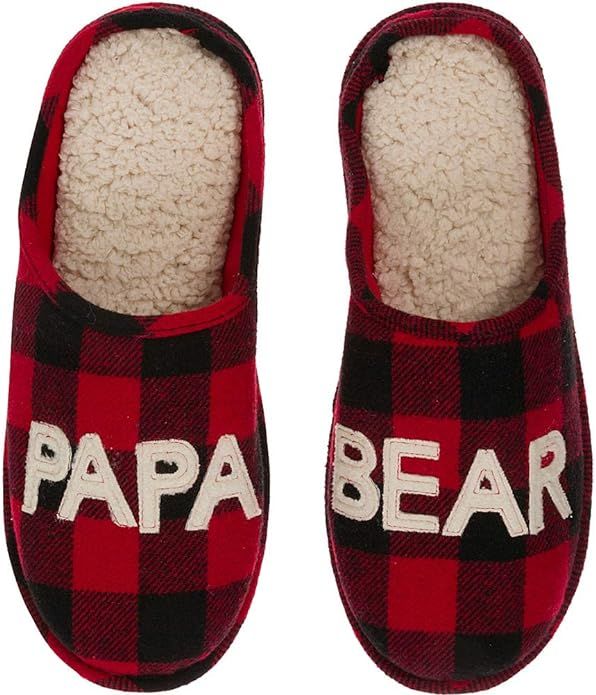 Dearfoams Men's Papa Bear Slipper | Amazon (US)