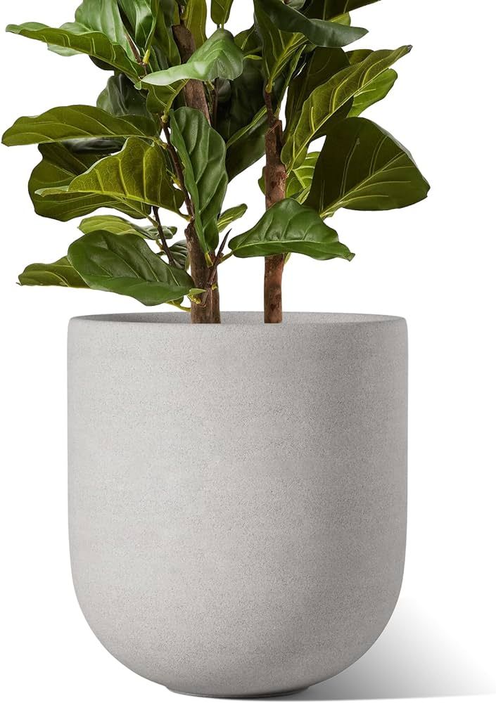 LE TAUCI 12 Inch Pots for Plants, Ceramic Large Planters for Indoor Plants, Indoor Plant Pots for... | Amazon (US)