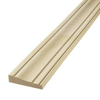 HD 445 11/16 in. x 3-1/4 in. x 96 in. Polyurethane Flexible Straight Casing | The Home Depot