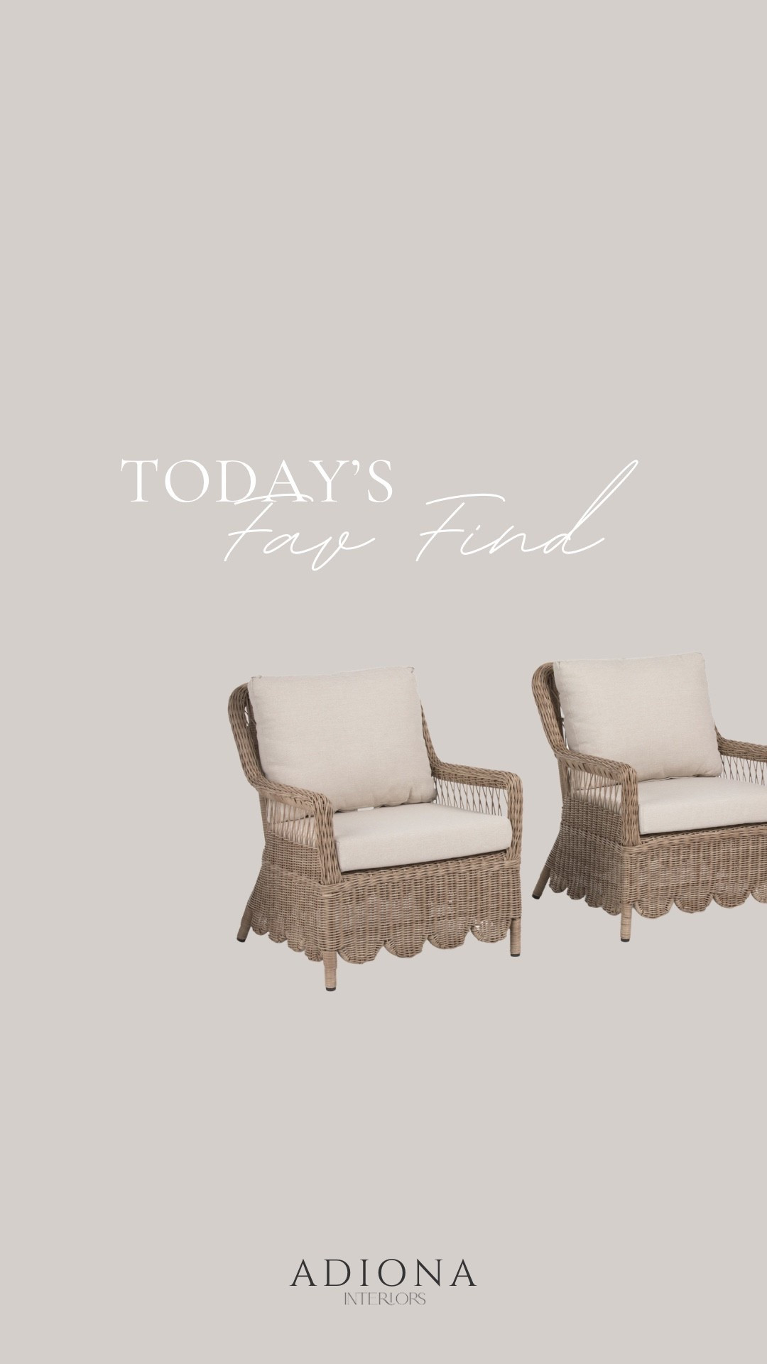 Today’s favorite find 

Home decor, outdoor furniture, outdoor decor, outdoor chairs

#LTKSeasonal #LTKSpringSale #LTKHome