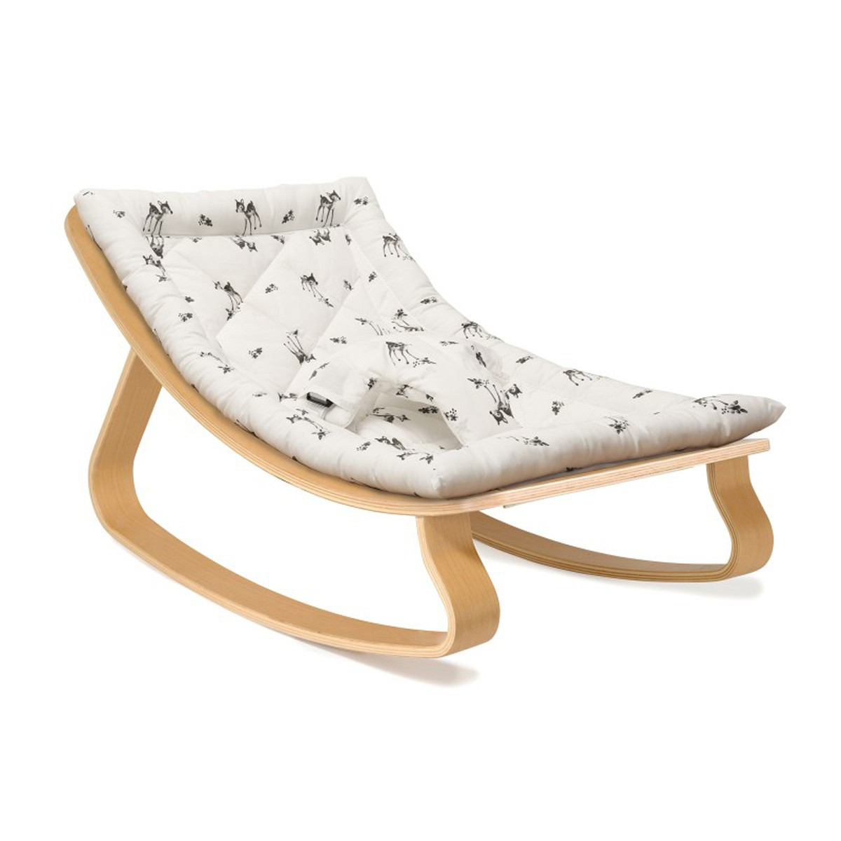 Charlie Crane LEVO Rocker in Beech - Rose in April Fawn | The Tot