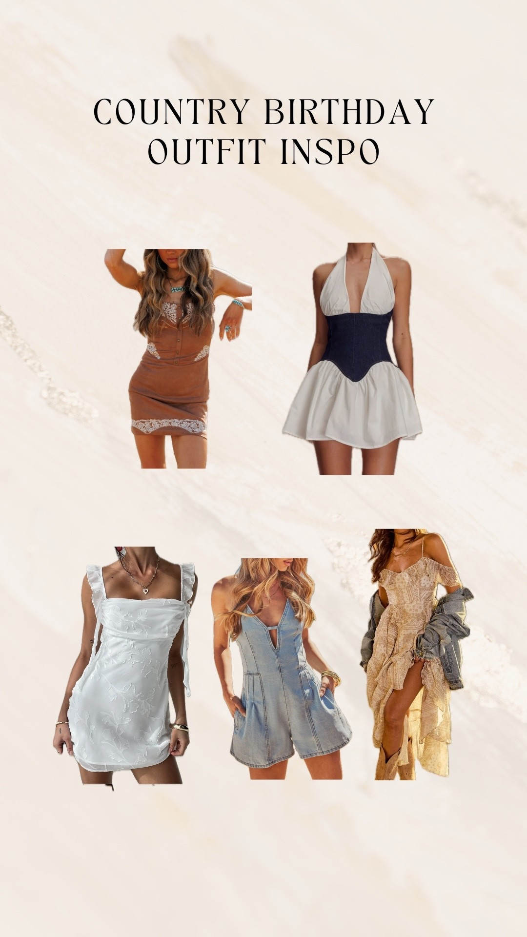 Country birthday outfit ideas!! Would be super cute for Nashville as well or a concert! 

#LTKootd #LTKgrwm #LTKFestival