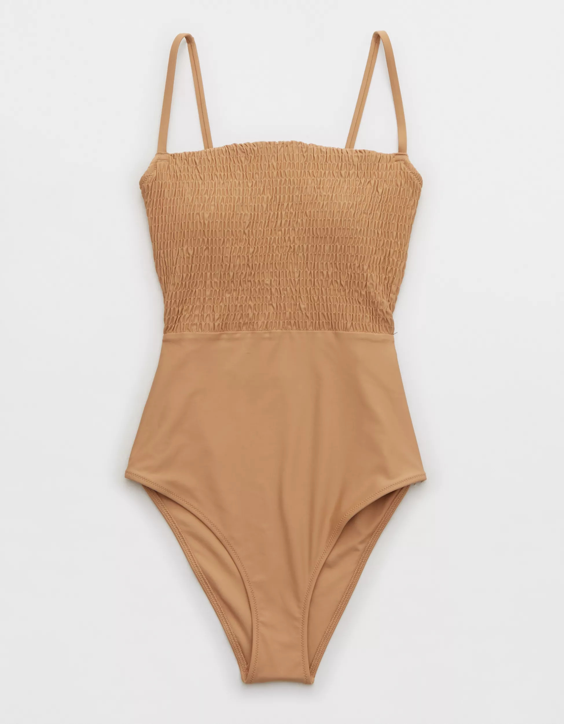 Aerie Smocked One Piece Swimsuit | American Eagle Outfitters (US & CA)