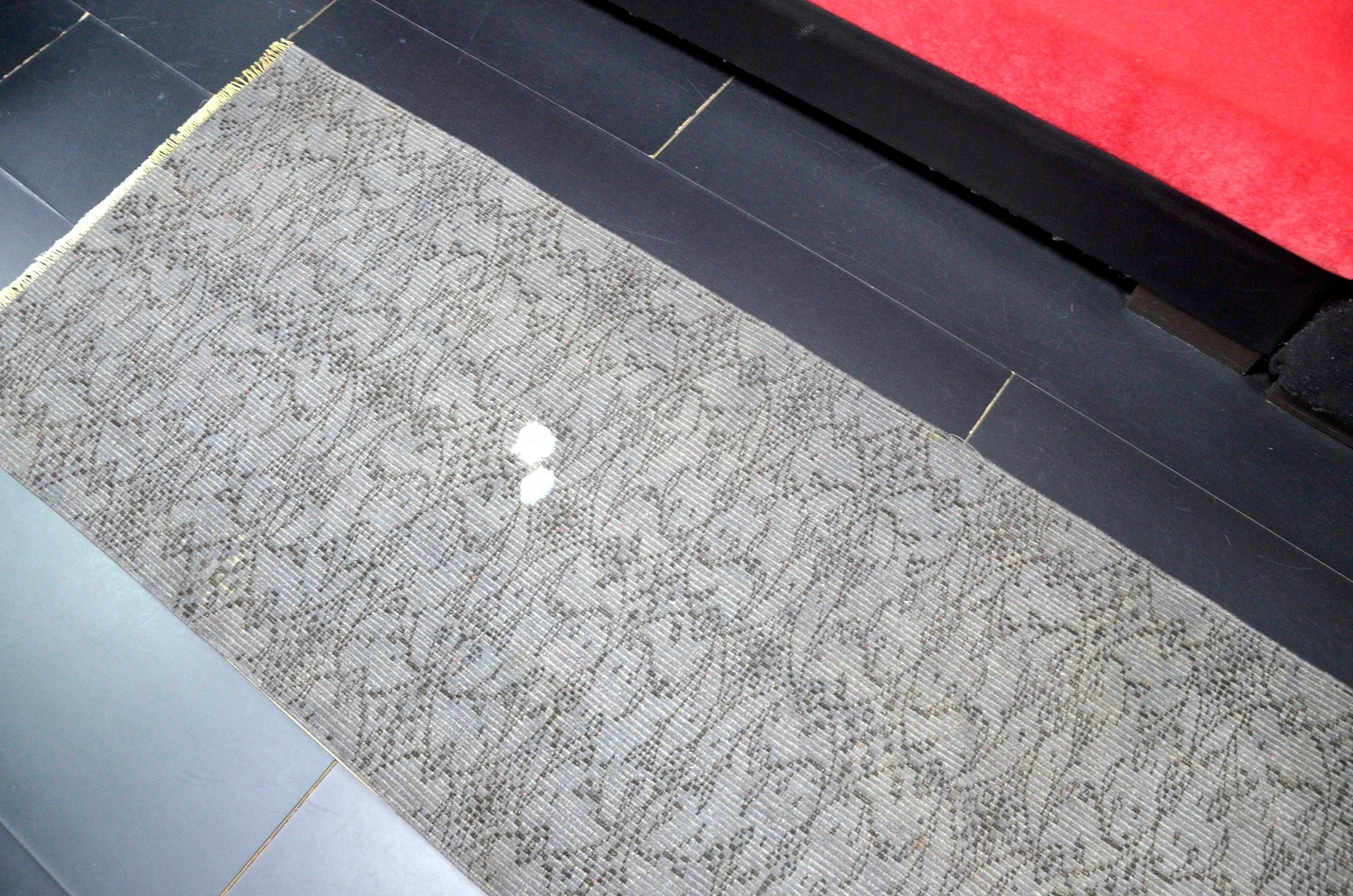 Gray Runner Rug, Turkish Traditional Runner Rug 6 Ft, Overdyed Gray Rug, Vintage Gray Runner Rug,... | Etsy (US)