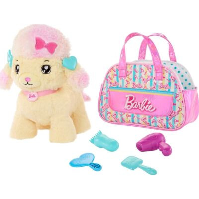 Barbie Salon Pet Adventure Stuffed Animal, Poodle with Themed Purse and 6  | eBay | eBay US