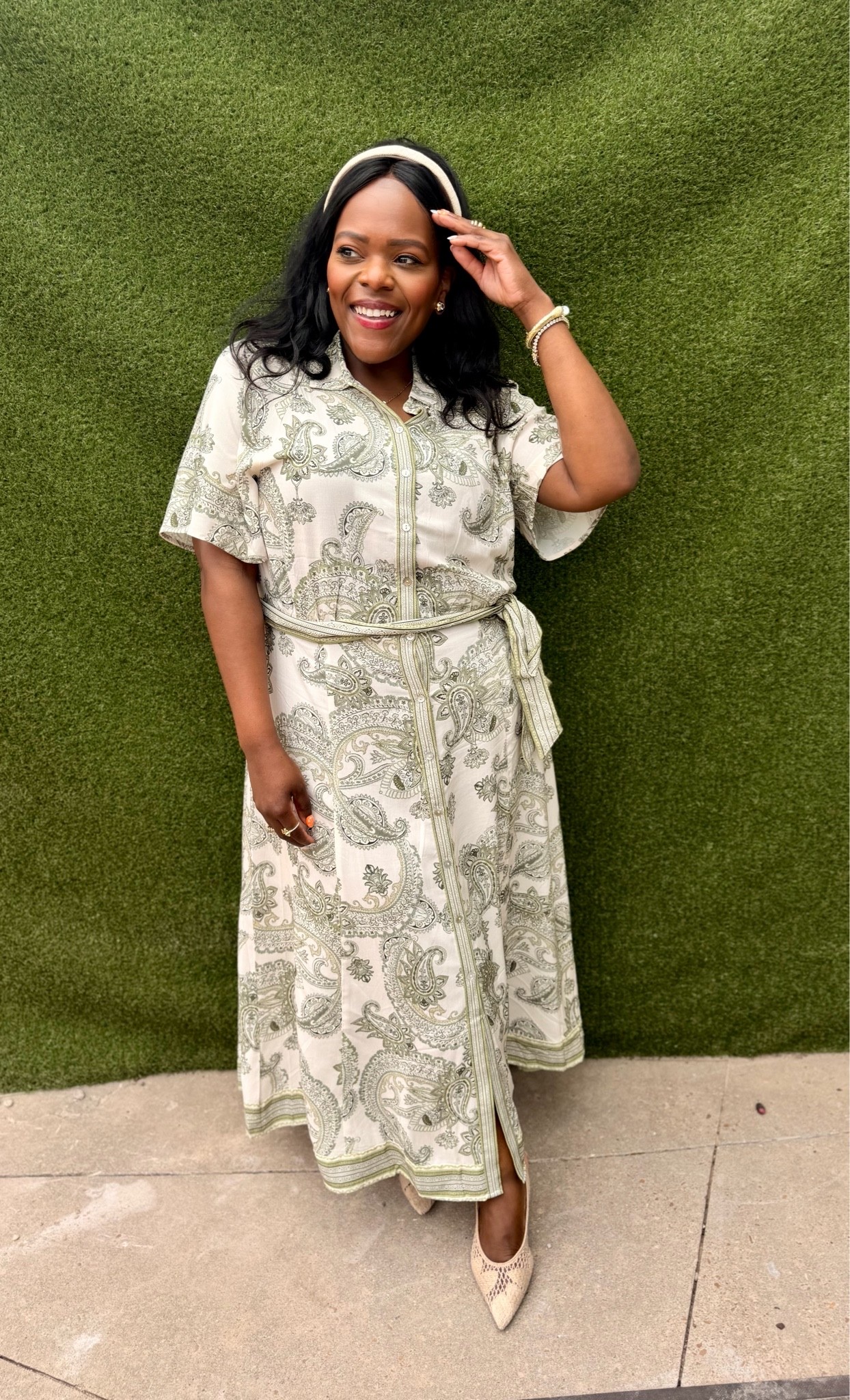 H&M has the best shirt dresses for Spring! I’m wearing the L.

#LTKgrwm #LTKootd #LTKWorkwear