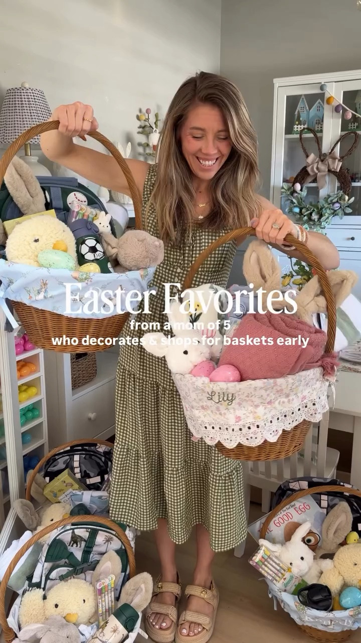 Forever obsessed with all of the Easter decor from @potterybarnkids!! It’s not just the heirloom-quality baskets or the sweetest little banners - it’s how every piece mixes so effortlessly with PBK favorites we already know and love! From filling their acrylic towers with Easter eggs, to setting their Carolina craft table for the cutest Easter brunch with Peter Rabbit place settings, to adding darling garlands, banners, and Easter books filling their bookcases, every corner feels so festive, whimsical, and sweet!! Truly the dreamiest little setup for spring and making the most magical Easter memories with our babies!! 🐰🌷✨

#myPBK #LoveMyPBK #easterbasketstuffers #easterbasketideas #easterbaskets